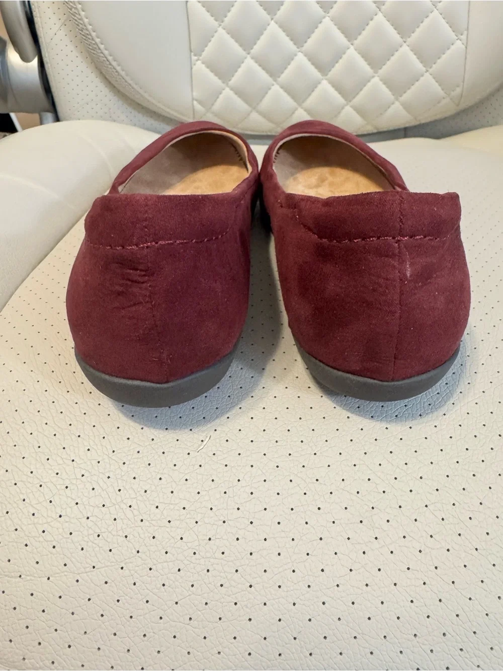 Naturalizer Burgundy Suede Ballet Flats Women’s Approx. Size 8–8.5